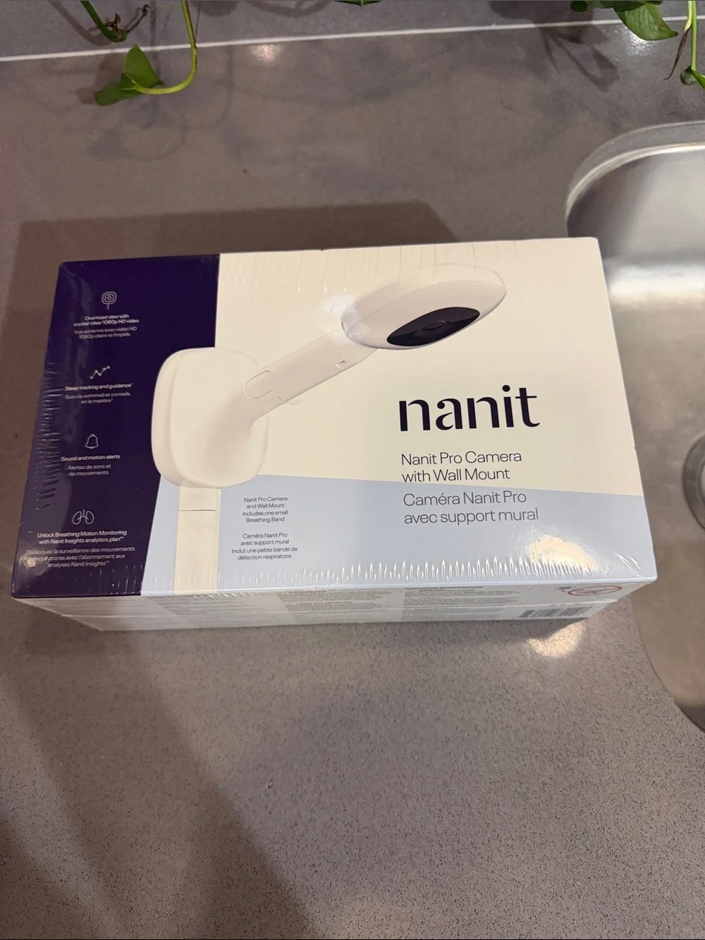 Nanit Pro Camera with Wall Mount - White